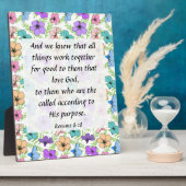 Romans 8:28 Plaque (Côté)