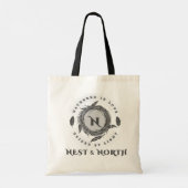 Romans 8:28 tote bag (Achterkant)