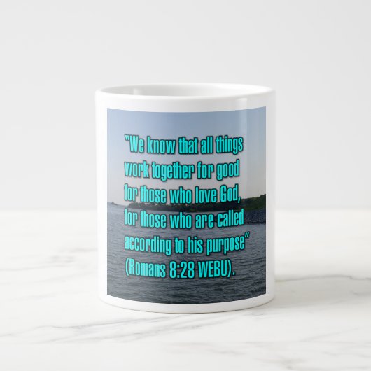 Romans 8:28 WEBU Mug (Devant)