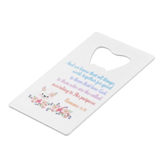 Romans 8 Verset Bible Design (Devant Angle)