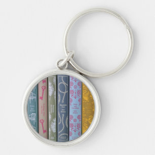 Romans de Jane Austen sur un porte-clés