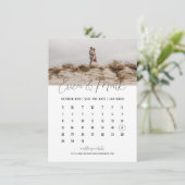 Romantic Agenda bewaart de datum Kaart (Staand voorkant)