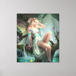 Romantic Angel Canvas Afdruk