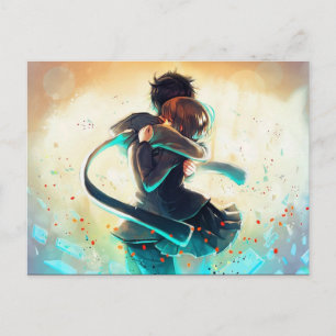 Romantic Anime Briefkaart