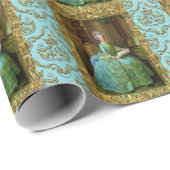 Romantic Antoinette Elegance Cadeaupapier (Rol Hoek)