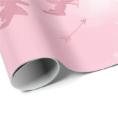 Romantic Arrow & Clouds Pattern Cadeaupapier (Rol Hoek)