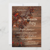 Romantic Autumn Bachelorette Kaart (Voorkant)