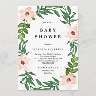 Romantic Baby shower Uitnodiging