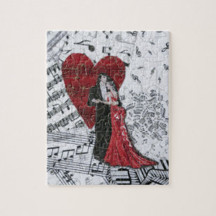 Romantic Ballroom Dancers Legpuzzel