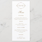 Romantic Baroque Ornate Frame Wedding Invitation (Devant)