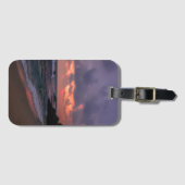 Romantic Beach at Dusk Bagagelabel (Voorkant (horizontaal))