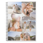 Romantic Beach Photo Collage Notitieboek (Voorkant)