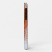 ROMANTIC BEAUTY/Vrouw portret Sepia Brown Case-Mate iPhone Case (Achterkant/links)