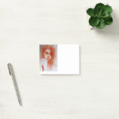 ROMANTIC BEAUTY/Vrouw portret Sepia Brown Post-it® Notes (Kantoor)