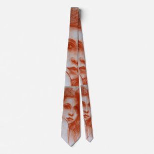 ROMANTIC BEAUTY/Vrouw portret Sepia Brown Stropdas