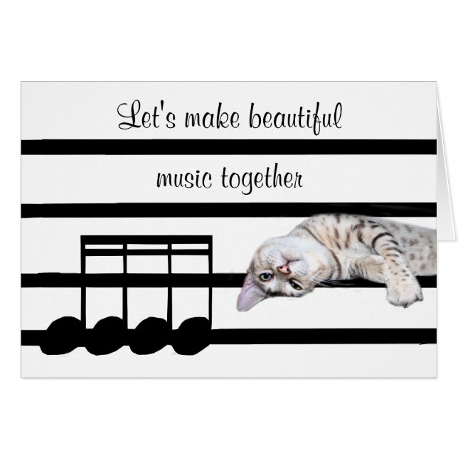 Romantic Bengal cat (Voorkant Horizontaal)