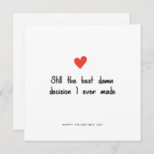 Romantic Birthday Jubileum Valntines Day Kaart (Voorkant / Achterkant)