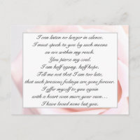 Romantic Bleek Roze Floral Jane Austen Love Quote