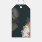 Romantic Blooms Elegant Floral Weddenschap Bedankt Cadeaulabel (Achterkant)