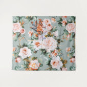 Romantic Blossom Haven Wandkleed (Voorkant (horizontaal))