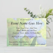 Romantic Blue Iriss Kaart (Staand voorkant)