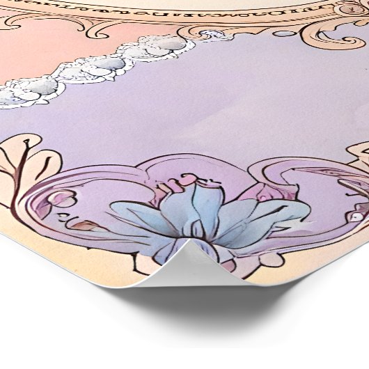 Romantic Blush Vanity Poster (Coin)