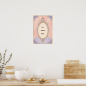 Romantic Blush Vanity Poster (Keuken)