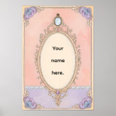 Romantic Blush Vanity Poster (Devant)