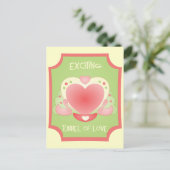 Romantic Boat Cruise Briefkaart (Staand voorkant)