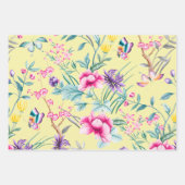 Romantic Boho Floral Print Inpakpapier Vel (Voorkant 3)