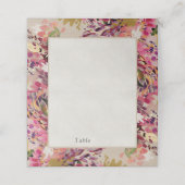 Romantic Bouquet Hot Pink Black Wedding (Buitenkant ongevouwen)