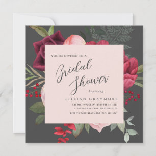 Romantic Bridal Bouquet Vrijgezellenfeest Kaart