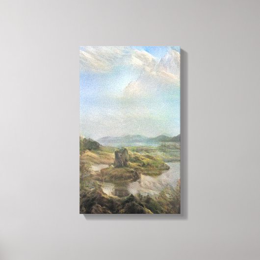 Romantic Castle Stalker Canvas Afdruk (Voorkant)