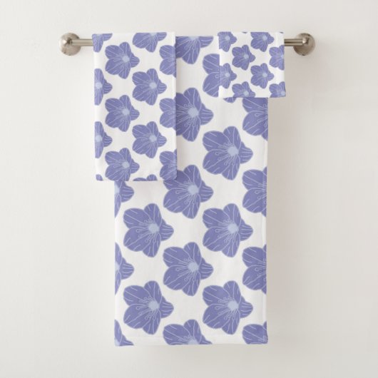Romantic Chic Floral Pattern Bath Towel set Bad Handdoek (Insitu)