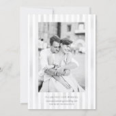 Romantic Chic French Rose Botanical Wedding Save The Date (Achterkant)