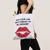 Romantic chic luxe red lips draagtas (Dichtbij)