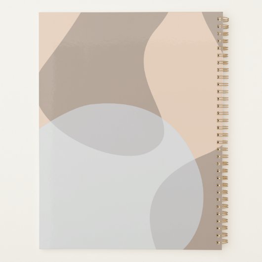 Romantic chic luxe red lips planner (Achterkant)