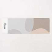 Romantic chic luxe red lips yogamat (Achterkant (horizontaal))