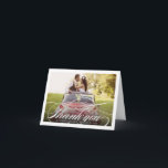 Romantic Classic Script Photo Mariage Merci<br><div class="desc">Scénario Classique Romantique Calligraphie Et Typographie,  Photo Carte de remerciements Mariage Moderne. Conçu par fat*fa*tin. Facile à customiser avec votre propre texte,  photo ou image. Pour des demandes personnalisées,  veuillez contacter fat*fa*tin directement. Des frais personnalisés s'appliquent. www.zazzle.com/fat_fa_tin www.zazzle.com/color_therapy www.zazzle.com/fatfatin_blue_knot www.zazzle.com/fatfatin_red_knot www.zazzle.com/fatfatin_mini_me www.zazzle.com/fatfatin_box www.zazzle.com/fatfatin_design www.zazzle.com/fatfatin_ink</div>