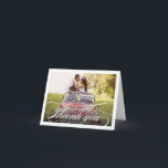 Romantic Classic Script Photo Mariage Merci<br><div class="desc">Scénario Classique Romantique Calligraphie Et Typographie,  Photo Carte de remerciements Mariage Moderne. Conçu par fat*fa*tin. Facile à customiser avec votre propre texte,  photo ou image. Pour des demandes personnalisées,  veuillez contacter fat*fa*tin directement. Des frais personnalisés s'appliquent. www.zazzle.com/fat_fa_tin www.zazzle.com/color_therapy www.zazzle.com/fatfatin_blue_knot www.zazzle.com/fatfatin_red_knot www.zazzle.com/fatfatin_mini_me www.zazzle.com/fatfatin_box www.zazzle.com/fatfatin_design www.zazzle.com/fatfatin_ink</div>