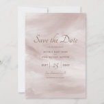 Romantic Classy Blush Pink Enregistrer la carte Da<br><div class="desc">Customisez cette Classique Romantique Moderne Design Design Rose Vierge Mariage Vertical Enregistrer La Carte Date.</div>