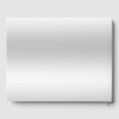 Romantic Coral Bow & Silver Glitter Wedding Gastenboek (Achterkant)