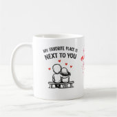 Romantic Couple Coffee Mug – Lovers (Gauche)