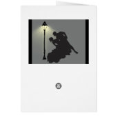 Romantic Couple Dansend onder een streetlight (Achterkant)