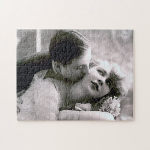 Romantic Couple Retro Foto Elegant Love Legpuzzel