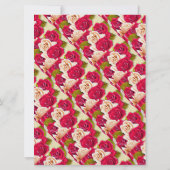 Romantic Couple  Valentijn Heart en Rozen Kaart (Achterkant)