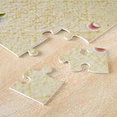 Romantic Couple Valentijn Heart en Rozen Legpuzzel (Zijkant)