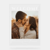Romantic Couple Welcome Sign (Recto)
