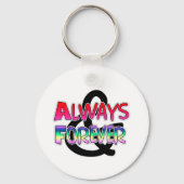 Romantic Couple's Gift | Kunst met Tattoo stijl Sleutelhanger (Achterkant)