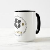 Romantic Couples Mug | His & Hers Love Coffee Cup Mok (Voorkant rechts)